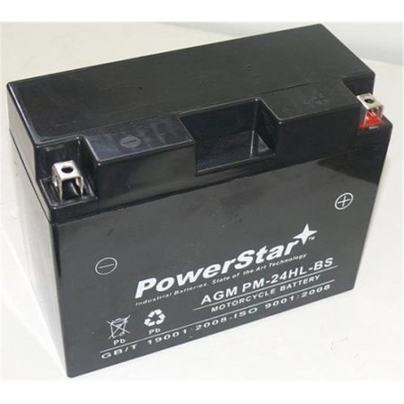 POWERSTAR PowerStar PM-24HL-BS-F120020D Battery Plus Charger For Ytx24Hl Yuam7250H Yuam7250H 350Cca PM-24HL-BS-F120020D